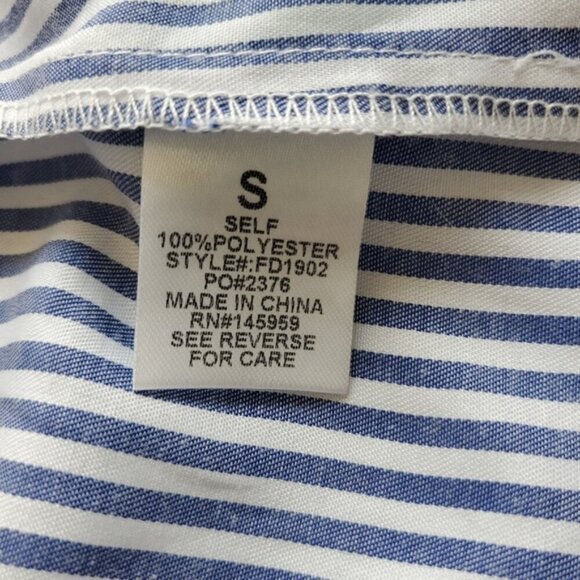 NO.AN Strapless Striped Rope Belt Dress Size Small - Picture 13 of 15